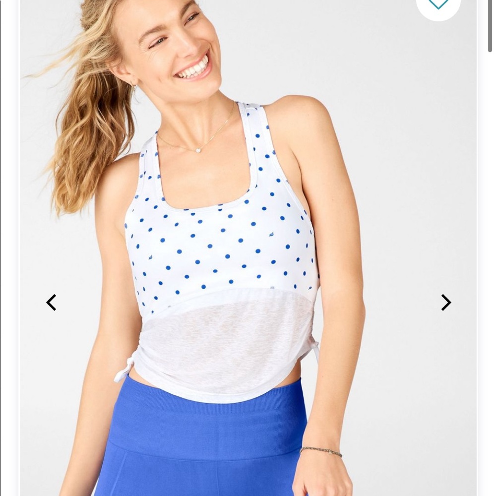 Fabletics Crop Top Midi Bra Ryan M
